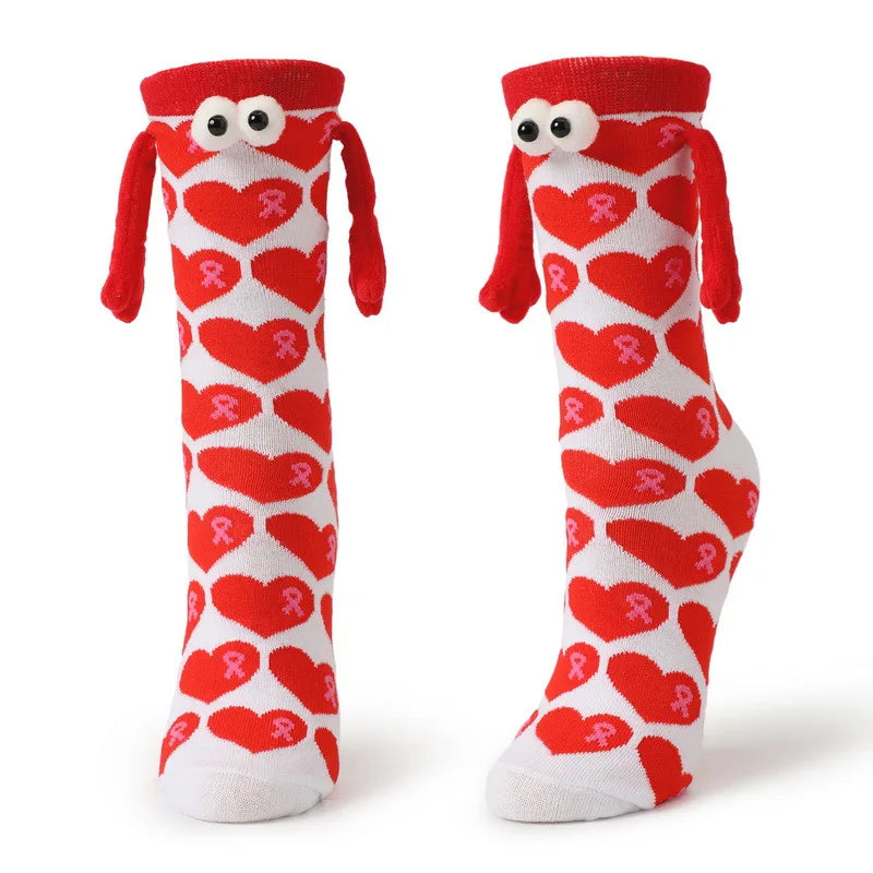 Valentine Holding Hands Socks