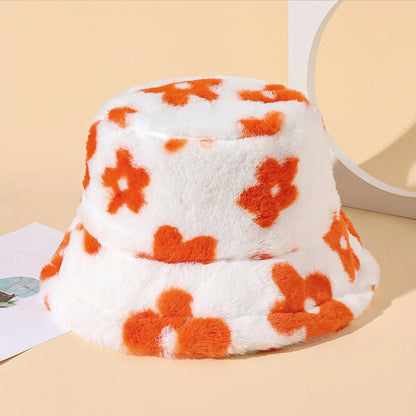 Fluffy Flower Bucket Hat