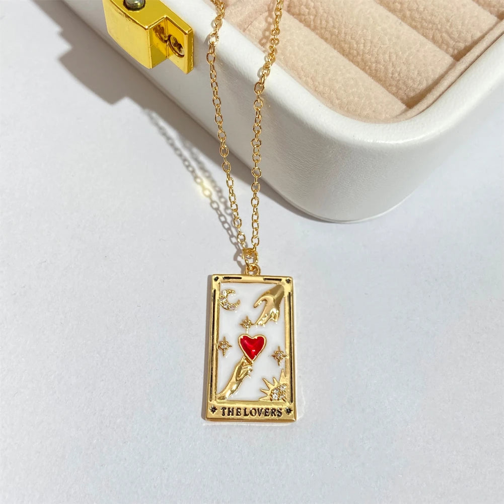 Tarot Lovers Necklace