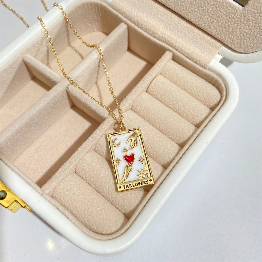 Tarot Lovers Necklace