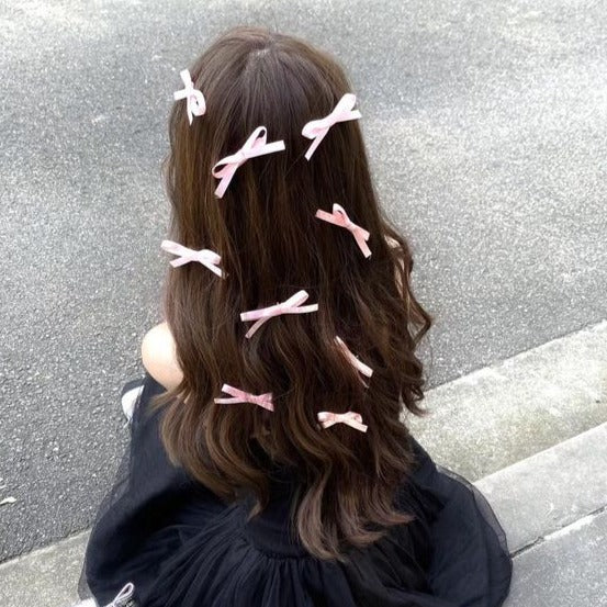 Ballet Ribbon Hair Clip Set