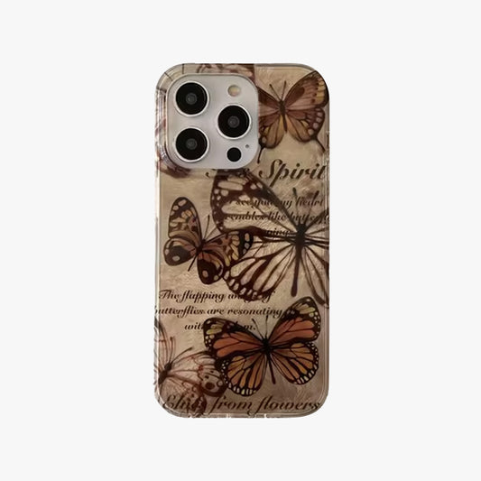Academia Vintage Butterfly iPhone Case