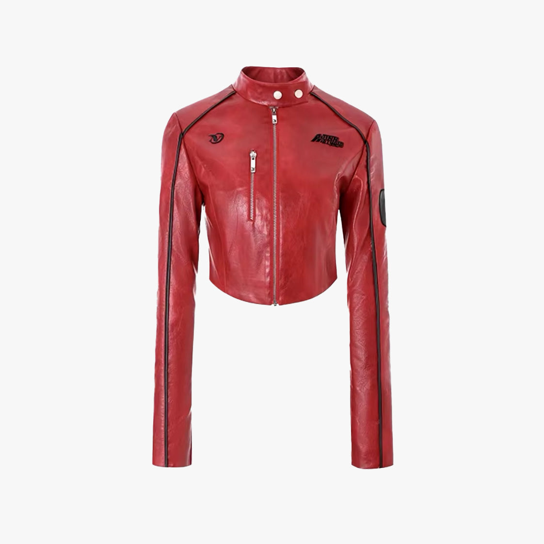Blokette Cropped Moto Jacket