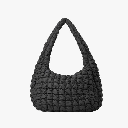 Bubble Ruched Tote Bag