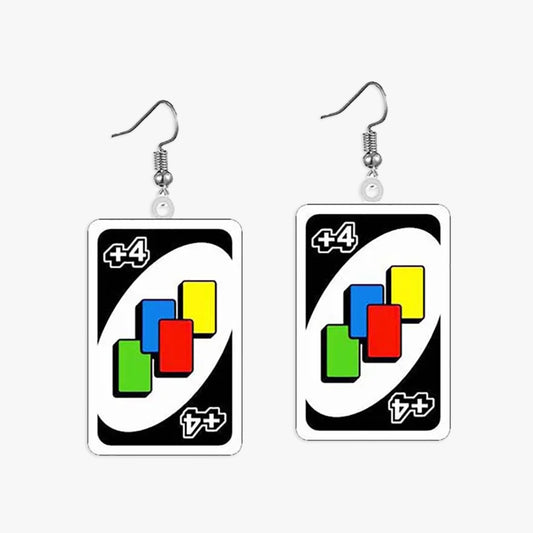 KidCore Card Game Acrylic Earrings