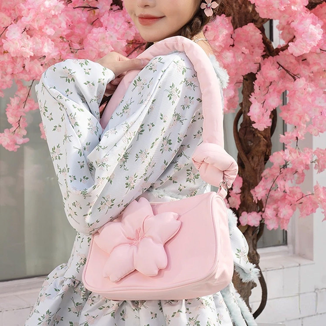 Coquette Spring Cherry Blossom Bag