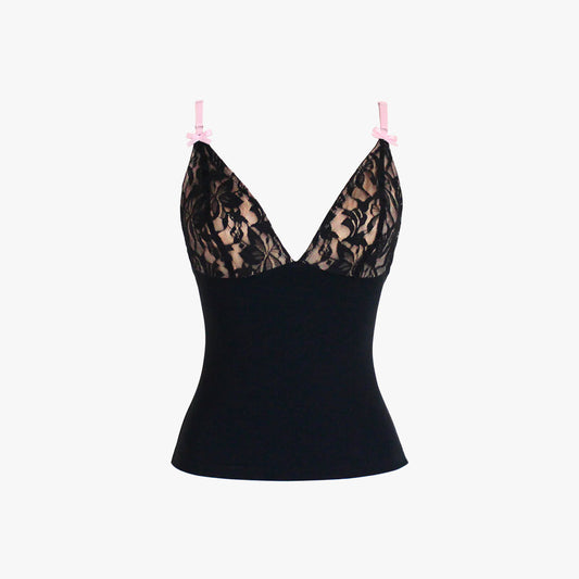 Delicate Lace Bow Camisole