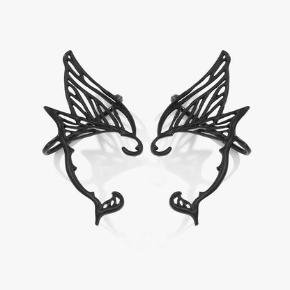 Fairycore Silver Plated Elf Ear Cuffs