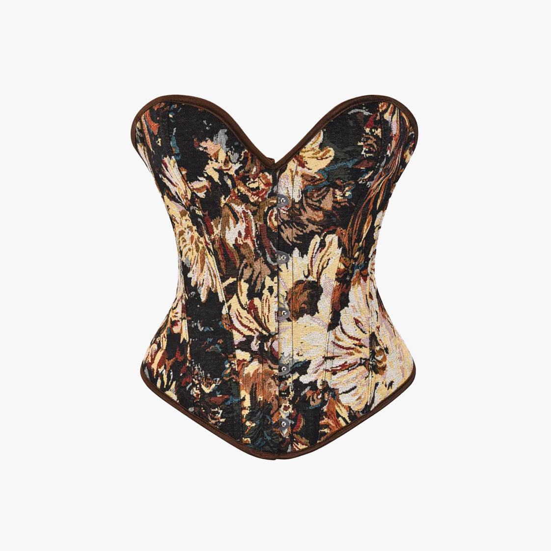 Renaissance Fairy Vintage Floral Corset