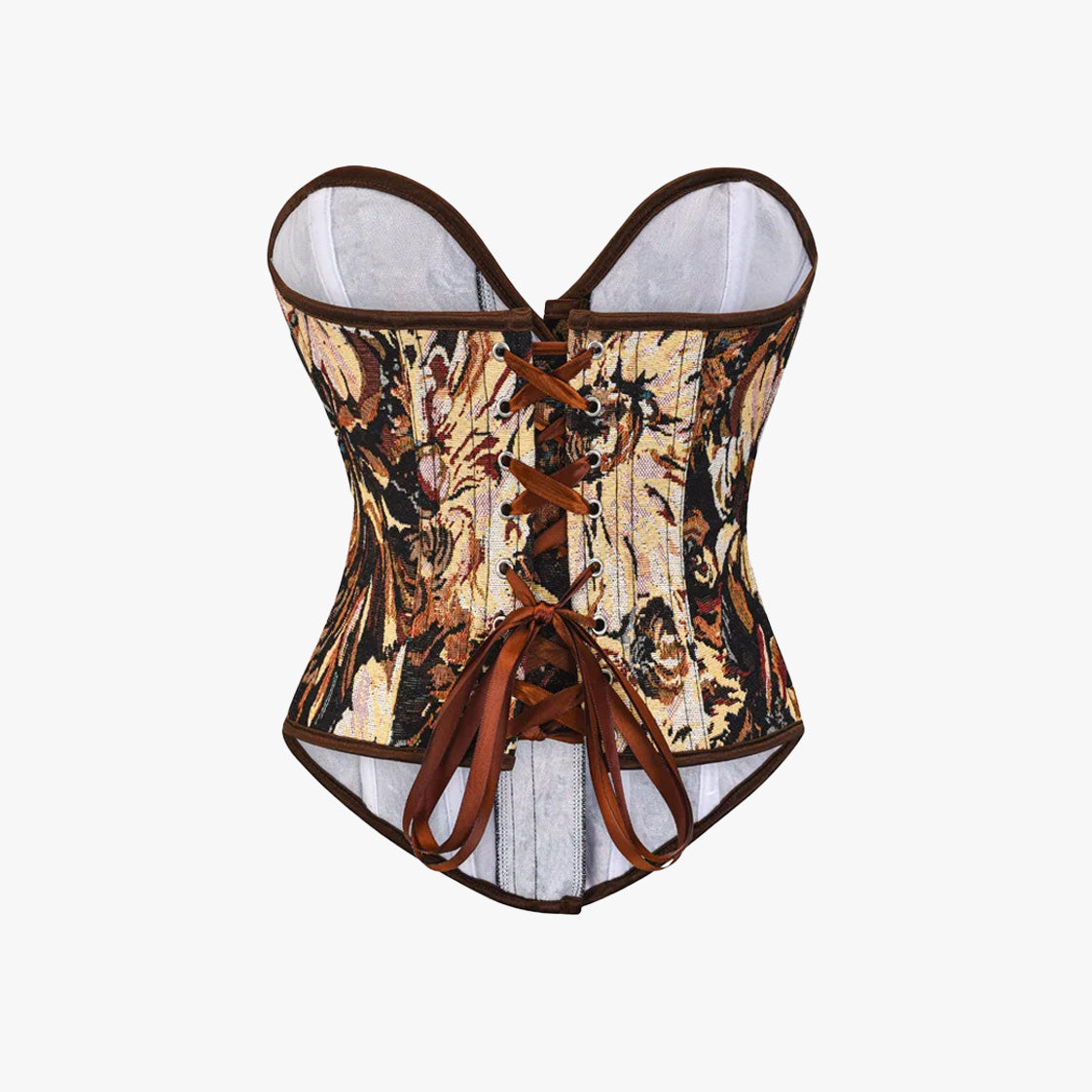 Renaissance Fairy Vintage Floral Corset