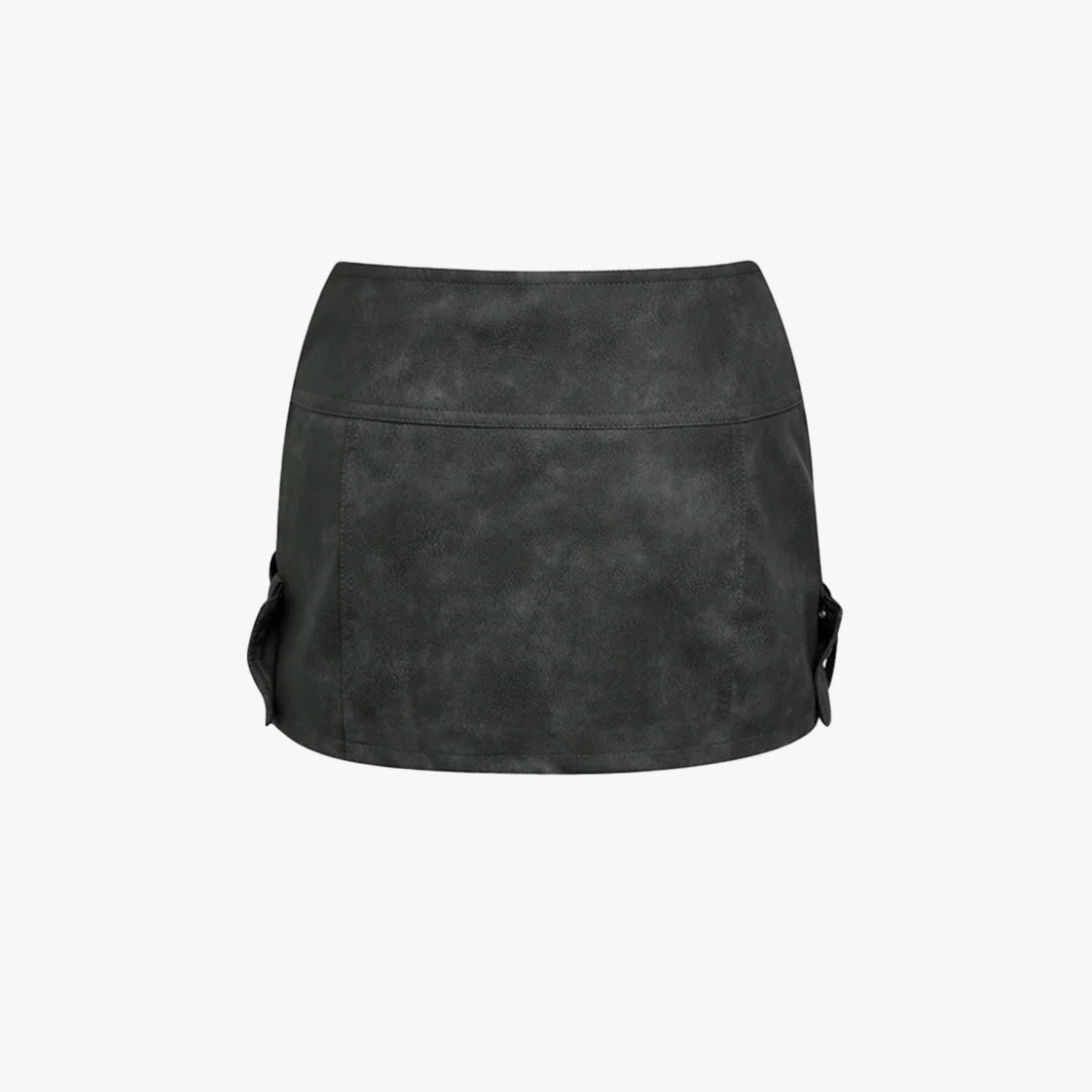 Grunge X Belt Mini Skirt