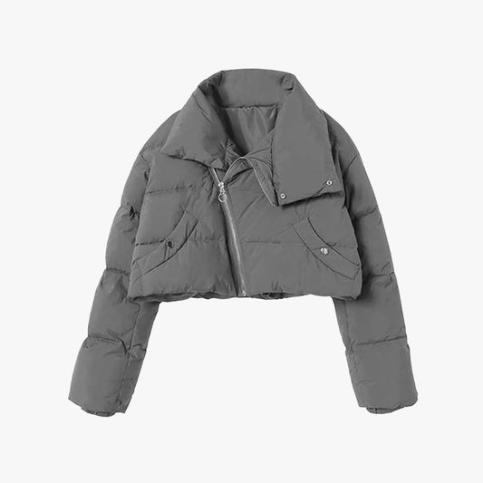 Y2k Grunge Cropped Puffer Coat