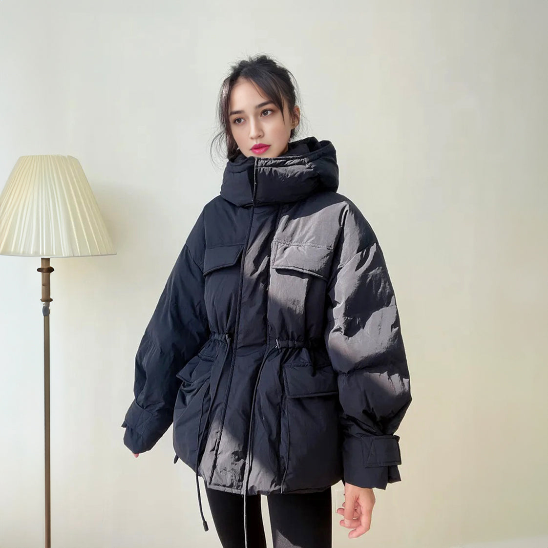 Marshmallow Fluffy Hooded Parka Coat – Kultur and Co