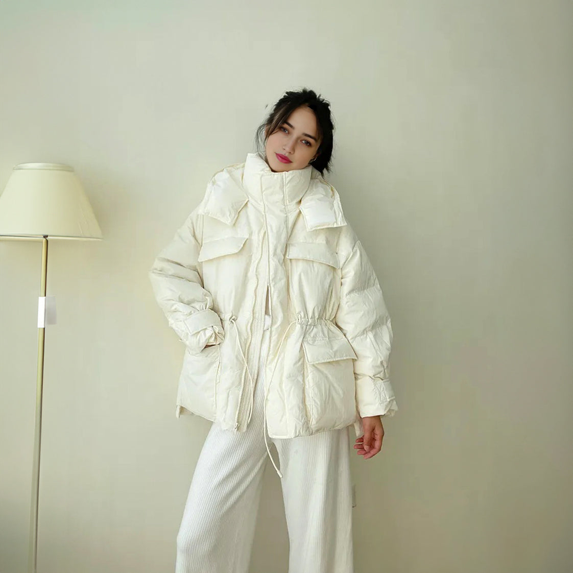 Marshmallow Fluffy Hooded Parka Coat – Kultur and Co