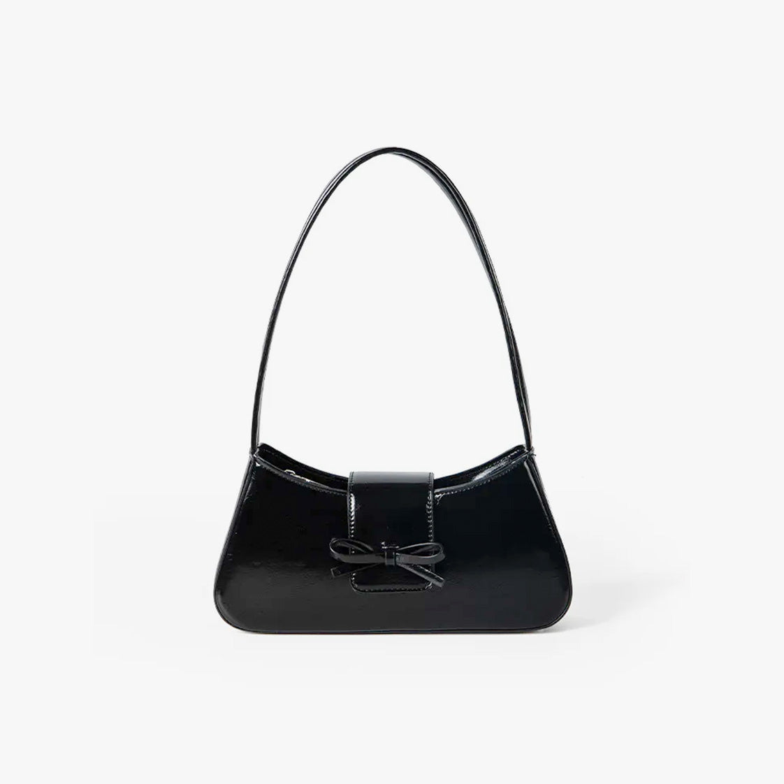 Ruby Aesthetic Bow Leather Handbag