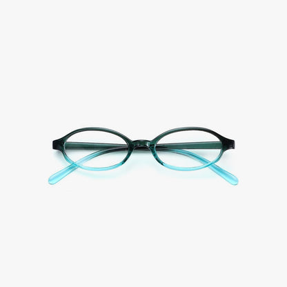 Y2K Japanese It Girl Oval Glasses