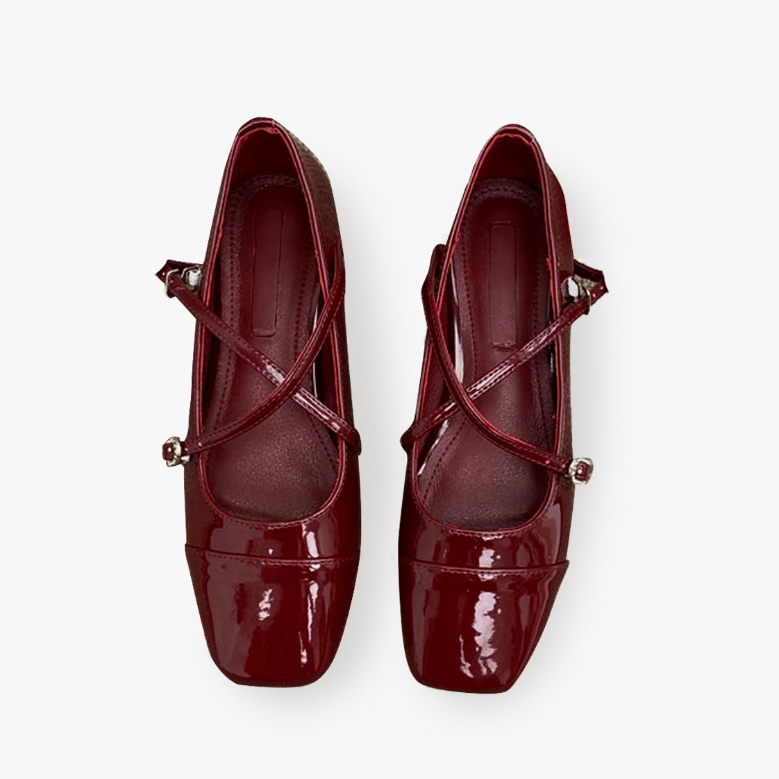 Lizoleor Sweet Mary Jane Tacco A Blocco Square Toe Donna Sandali Lizoleor Sweet Mary Jane Tacco A Blocco Square Toe Donna Sandali
