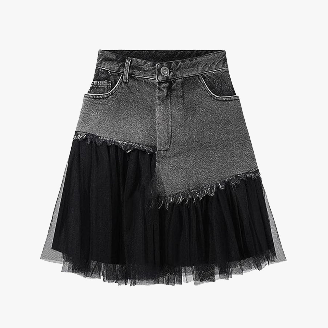 Raven's Feather Mini Skirt