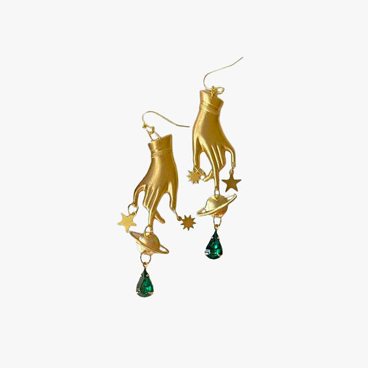 Witchy Celestial Hands Earrings