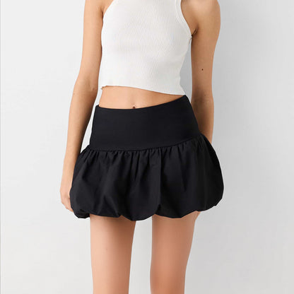 Y2k Low Rise Bubble Mini Skirt