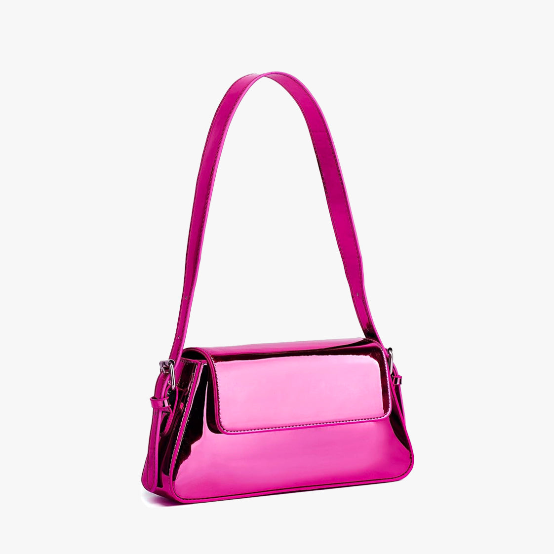 Y2K Futuristic Baguette Bag