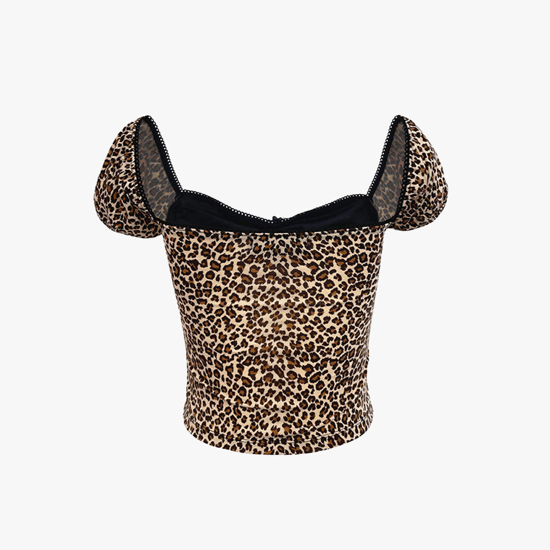 Y2k Leopard Print Top